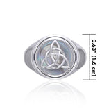 Celtic Triquetra Flip Ring TRI151
