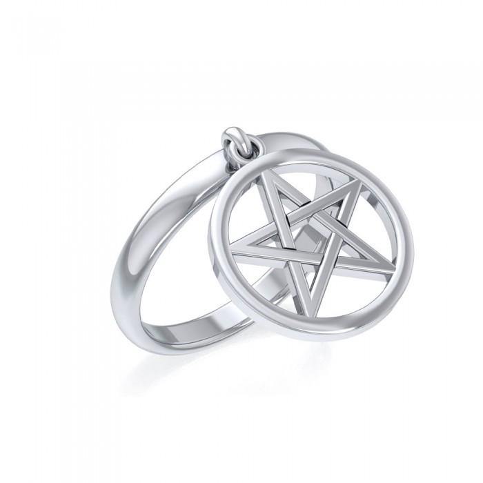 Pentacle Charm Ring TRI1530