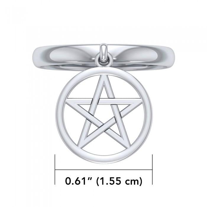 Pentacle Charm Ring TRI1530