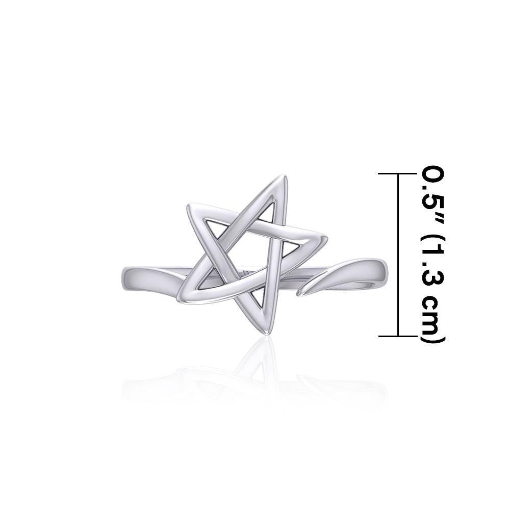 The Star Silver Wrap Ring TRI1891 - Jewelry