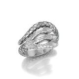 Fierce and Ferocious Sterling Silver Three Headed Cobra Ring TRI1899 - Jewelry