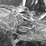 Celtic Cross with Infinity Silver Ring TRI1952 - Jewelry