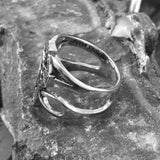 Celtic Cross with Infinity Silver Ring TRI1952 - Jewelry