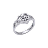 Celtic Heart And Triquetra Ring TRI2389