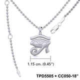 Beyond the symbolism of the Eye of Horus Silver Pendant TPD5505