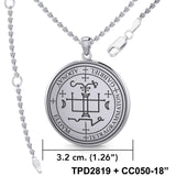 Sigil of the Archangel Gabriel Sterling Silver Pendant TPD2819