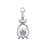 Magickal Witches Cauldron Silver Charm TWC020
