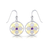 Femininity Symbol Silver and Gold Earrings MER529 - Jewelry