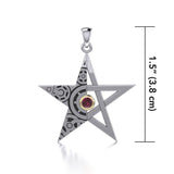 The Star Steampunk Silver and Gold Pendant MPD3870 - Jewelry