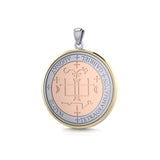 Sigil of the Archangel Gabriel Three Tone Pendant OPD2819 - Jewelry