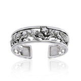 A wolf pack of passion and strength ~ Sterling Silver Bangle TBG289