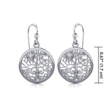 Celtic Tree of Life Silver Earrings TER060 - Jewelry
