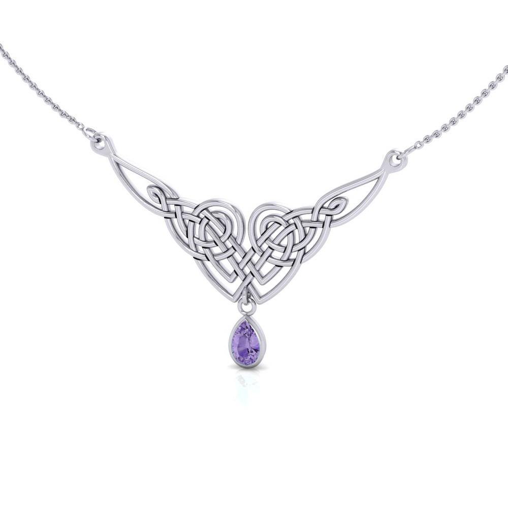 Celtic Knotwork Silver Necklace TN066 - Jewelry