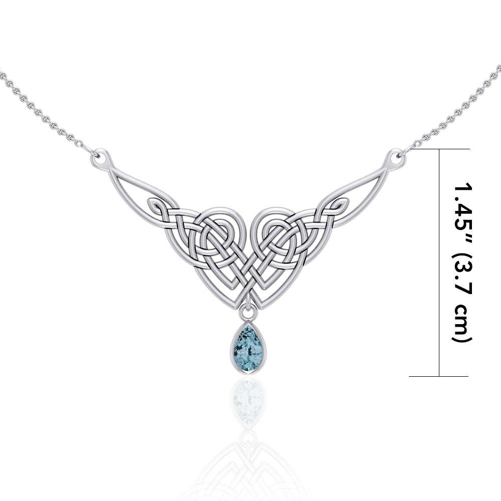 Celtic Knotwork Silver Necklace TN066 - Jewelry