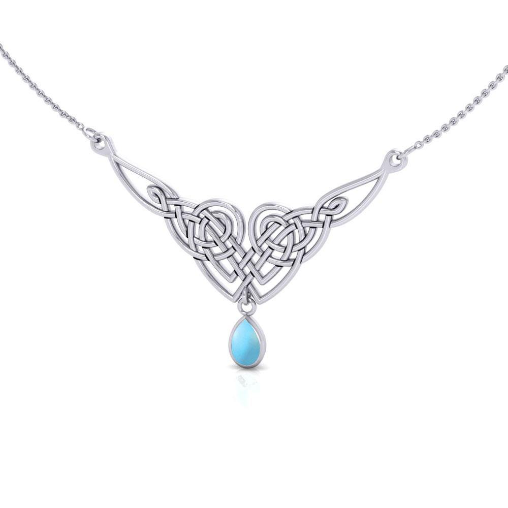 Celtic Knotwork Silver Necklace TN066 - Jewelry