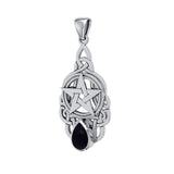 Hidden in the Powerful Pentagram Sterling Silver Pendant TP235