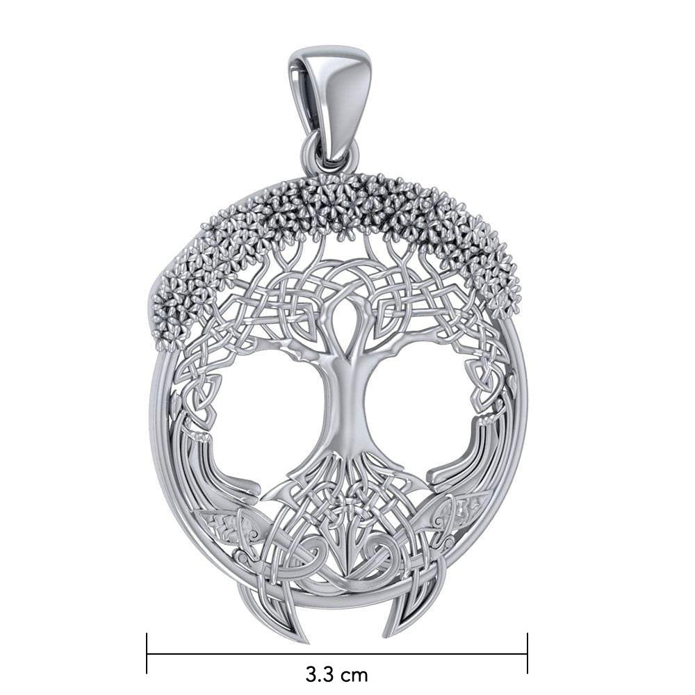 I am in awe of the Tree of Life ~ Sterling Silver Pendant by Courtney Davis TP3472