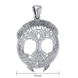 I am in awe of the Tree of Life ~ Sterling Silver Pendant by Courtney Davis TP3472