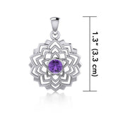 Sahasrara Crown Chakra Silver Pendant TPD1973 - Jewelry