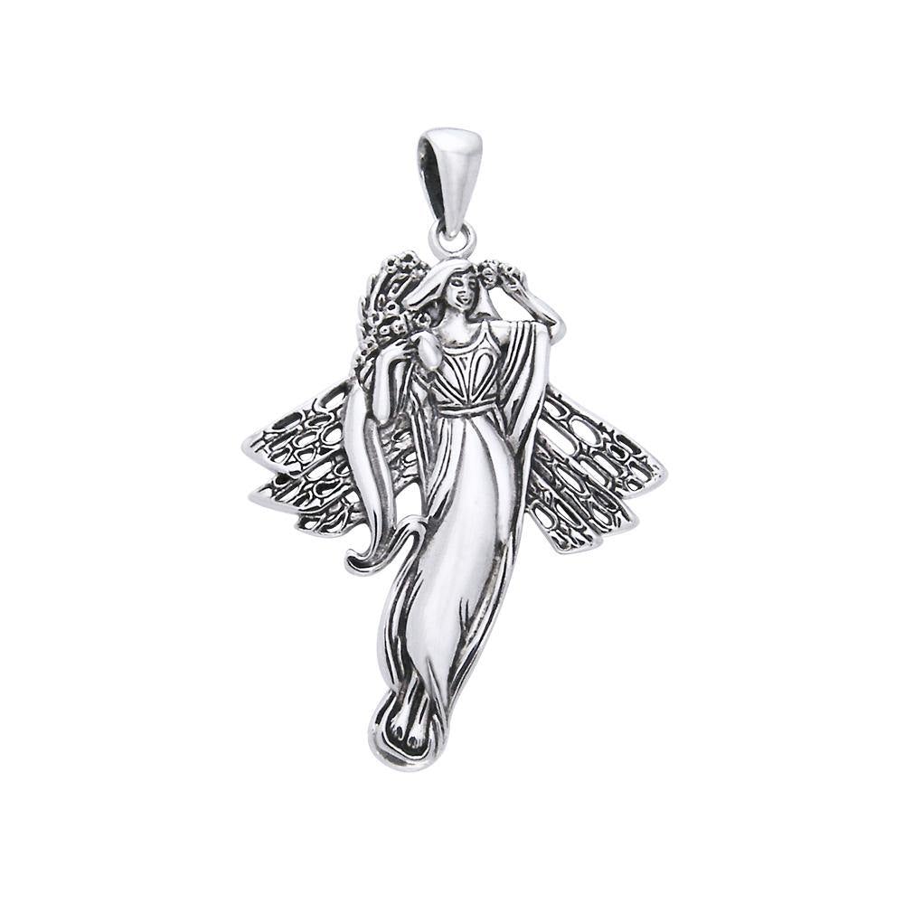 Blossoming fairy waiting to be your friend ~ Sterling Silver Jewelry Ring TPD970 - Jewelry