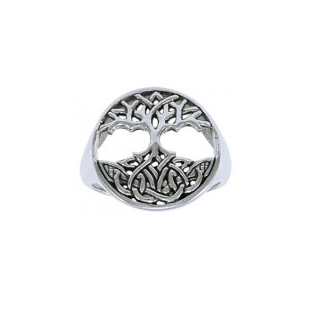 The Tree of Life in its Never-ending journey ~ Sterling Silver Jewelry Pendant TRI1277 - Jewelry