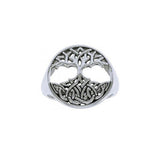 The Tree of Life in its Never-ending journey ~ Sterling Silver Jewelry Pendant TRI1277 - Jewelry