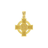 Celtic Cross Solid Gold Pendant GPD6018