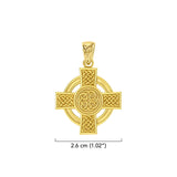 Celtic Cross Solid Gold Pendant GPD6018