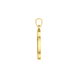 Peace with Faith Symbols Solid Yellow Gold Pendant GPD6360