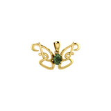 Peter Stone Identity Butterfly Solid Gold Pendant with Gemstone GPD6428
