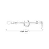 Western Heritage Horseshoe and Crop Sterling Silver Brooch TBC078