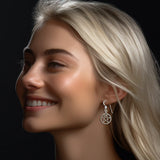 The Third Degree Pentacle Silver Earrings TE2794