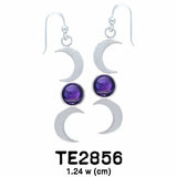 Blue Moon Sterling Silver Earrings TE2856