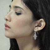 Wizardry Symbol Silver Earrings by Oberon Zell TER465