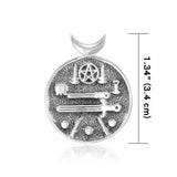 Be empowered with the iconic Wiccan symbol ~ Sterling Silver Pendant TP3314