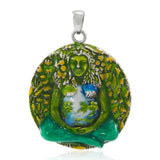 Oberon Zell Gaia Sterling Silver Pendant TP3543