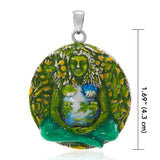 Oberon Zell Gaia Sterling Silver Pendant TP3543