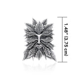 Jessica Galbreth Green Man Silver Pendant TPD002