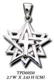 Cross Star Of David Pendant TPD530