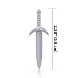 Athame Sterling Silver Pendant By Oberon Zell TPD1119