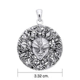 Mari the Sea Goddess Sterling Silver Pendant by Oberon Zell TPD1583