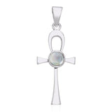 Ankh Sterling Silver Pendant With Gemstone TPD1718