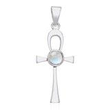 Ankh Sterling Silver Pendant With Gemstone TPD1718