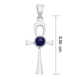 Ankh Sterling Silver Pendant With Gemstone TPD1718