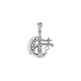 There s Magick Behind the Sterling Silver Jewelry Cimaruta Witch Charm Pendant