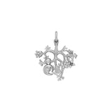 Cimaruta Witch Sterling Silver Jewelry Charm Pendant