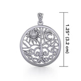 The Tree of Life in its Never-ending journey ~ Sterling Silver Pendant TPD3543