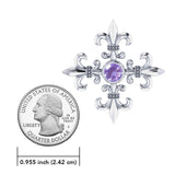 Exquisite symbolism in Croix La Me ~ Sterling Silver Jewelry Pendant TPD355