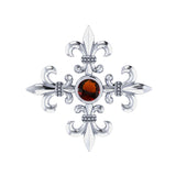 Exquisite symbolism in Croix La Me ~ Sterling Silver Jewelry Pendant TPD355