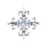Exquisite symbolism in Croix La Me ~ Sterling Silver Jewelry Pendant TPD355